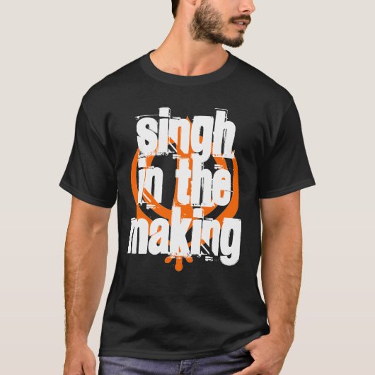 Singh in der Herstellung, Schwarzes - besonders T-Shirt (Vorderseite)