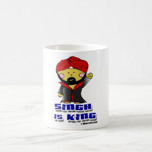 Singh ist König! Kaffeetasse