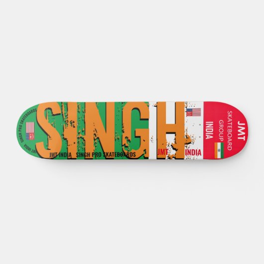 SINGH JMT INDIA 7 3/4" Skateboard Deck (Horizontal)