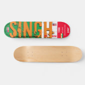 SINGH JMT INDIA 7 3/4" Skateboard Deck (Horizontal)