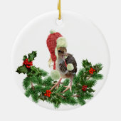 Singhähnchen Keramik Ornament (Hinten)