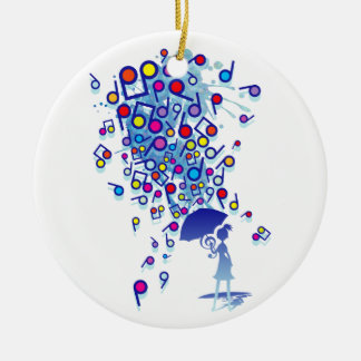 Singin im Regen Keramik Ornament