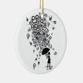 Singin' im Regen Keramikornament (Rechts)