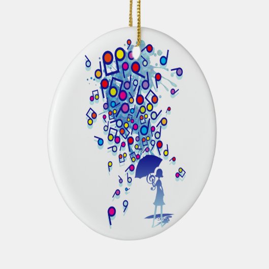 Singin' im Regen Keramikornament (Rechts)