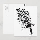 Singin' im Regen Postkarte (Vorne/Hinten)