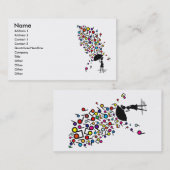 Singin im Regen Visitenkarte (Vorne/Hinten)