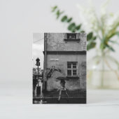 Singin' in der Rain Postkarte, mit City Text Postkarte (Stehend Vorderseite)