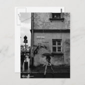 Singin' in der Rain Postkarte, mit City Text Postkarte (Vorne/Hinten)