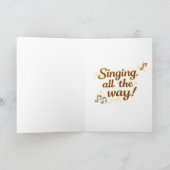 Singing all the way...Merry Christmas Karte (Innenseite)