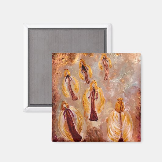 Singing Angel Magnet (Vorderseite/Rückseite)