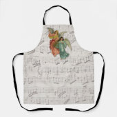 Singing Angels - Viktorianisches Musikblatt Religi Schürze (Vorderseite)