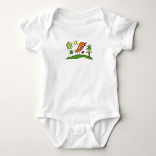 Singing Bird Baby Strampler