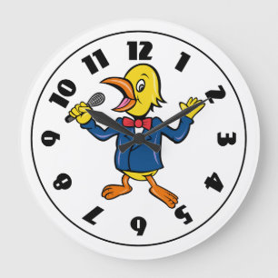 Singing Bird Clock Große Wanduhr