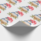 Singing Blue Bird Geschenkpapier (Ecke)