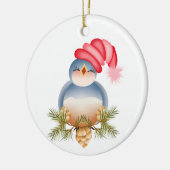 Singing Blue Bird Keramik Ornament (Links)