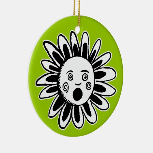 Singing-Blume Keramikornament (Rechts)