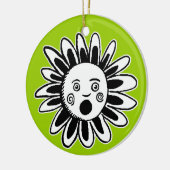 Singing-Blume Keramikornament (Links)