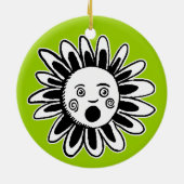 Singing-Blume Keramikornament (Hinten)