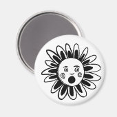 Singing-Blume Magnet (Vorderseite/Rückseite)