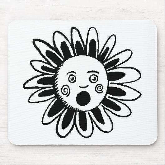 Singing-Blume Mousepad (Vorne)