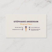 Singing Class Visitenkarte (Rückseite)