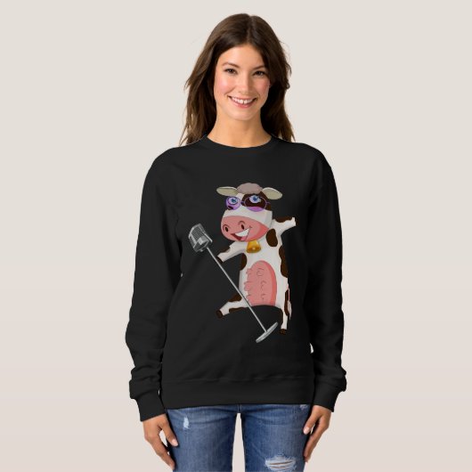 singing cow outfit sweatshirt (Vorne ganz)