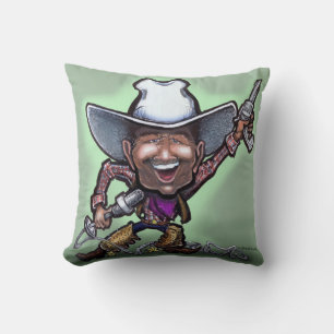 Singing Cowboy Throw Kissen