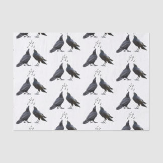 Singing Crows Tissue Paper Seidenpapier