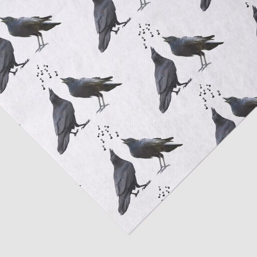 Singing Crows Tissue Paper Seidenpapier (Ausschnitt)