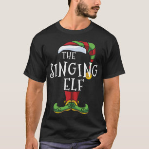 Singing Elf Familie Matching Weihnachtsgeschenk Pa T-Shirt