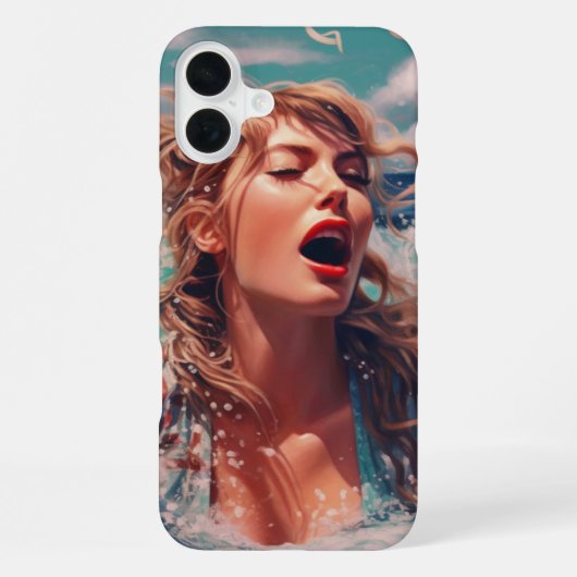 Singing Lady Phone Cases iPhone Hülle (Rückseite)