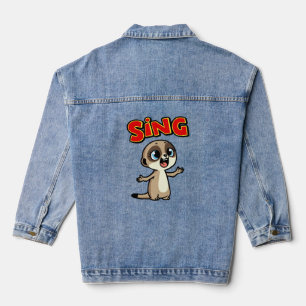 Singing Meerkat Jeansjacke
