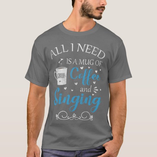 Singing Melody Band Retro T-Shirt (Vorderseite)