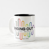 Singing Out Mug Zweifarbige Tasse (Vorderseite Links)