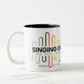 Singing Out Mug Zweifarbige Tasse (Links)