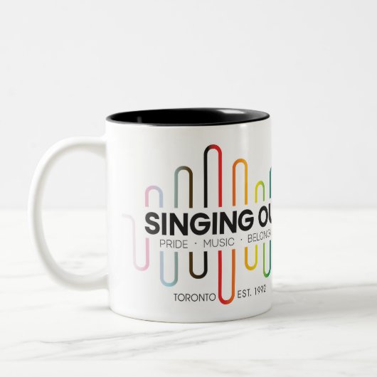 Singing Out Mug Zweifarbige Tasse (Links)