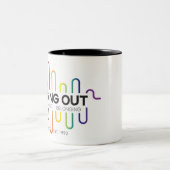 Singing Out Mug Zweifarbige Tasse (Mittel)