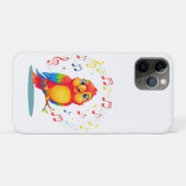 **Singing Parrot – Cute Parrot Singing Illustratio Case-Mate iPhone Hülle (Rückseite (Horizontal))
