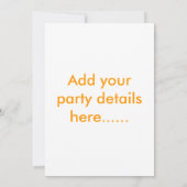 Singing-Party Einladung (Rückseite)