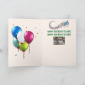 Singing Sheep Happy Birthday Karte (Innenseite)