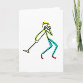 Singing Stickman Karte (Vorderseite)