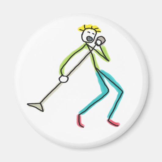 Singing Stickman Magnet (Vorne)