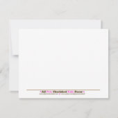 SINGING | TALENT SHOW ROCKER Girl Birthday Einladung (Rückseite)