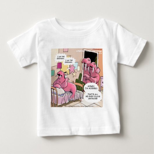 Singing Walrus Worried Baby T-shirt (Vorderseite)
