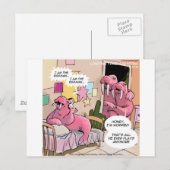 Singing Walrus Worried Postkarte (Vorne/Hinten)