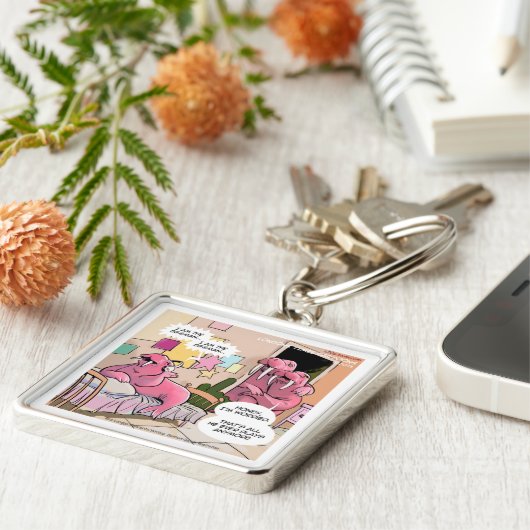 Singing Walrus Worried Schlüsselanhänger (Seite)