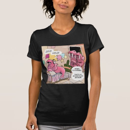 Singing Walrus Worried T-Shirt (Vorderseite)