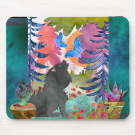 SINGING WITH ANGELS Lapphund - Mousepad