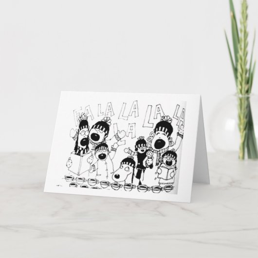 ** SINGING YOUR CHRISTMAS WISH** NUR FÜR "SIE" KARTE (Vorderseite)