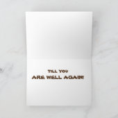 SINGKAMELE, DIE DIE BLUES GUT SITZEN KARTE (Innenseite)